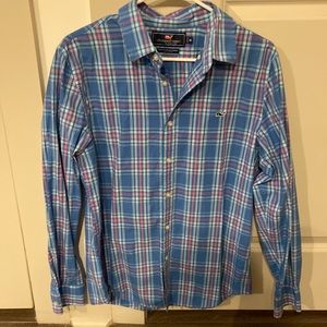 Mens Medium Vineyard Vines Slim fit Whale Shirt